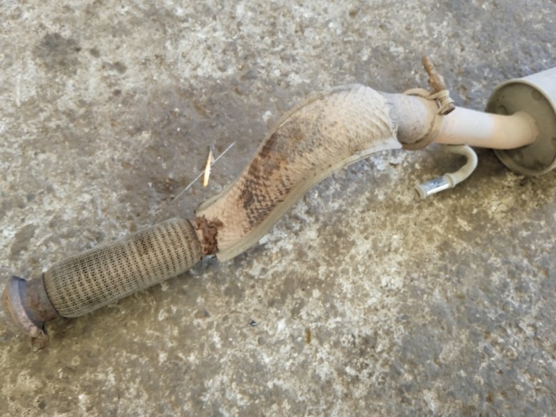 Глушитель средняя часть