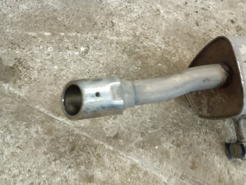 Глушитель задняя часть