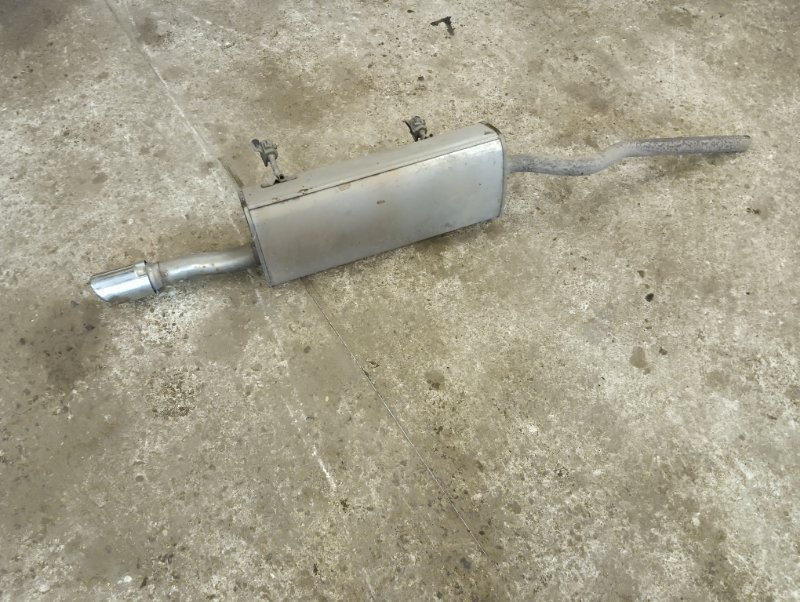 Глушитель задняя часть