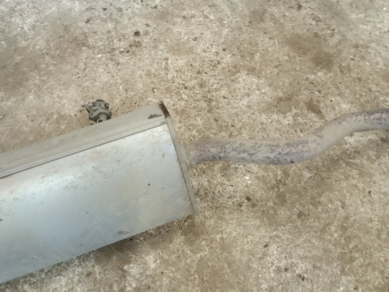 Глушитель задняя часть