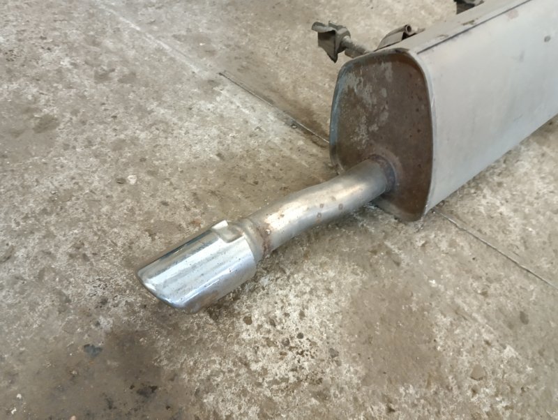 Глушитель задняя часть