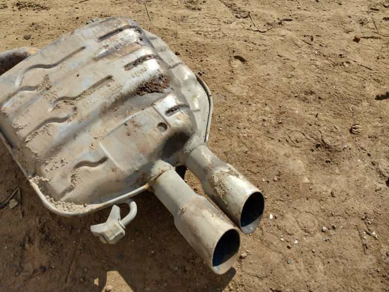 Глушитель задняя часть