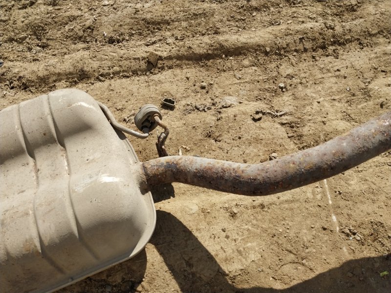 Глушитель задняя часть