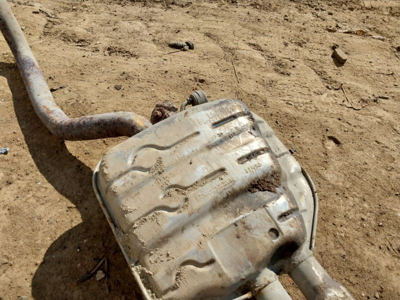 Глушитель задняя часть