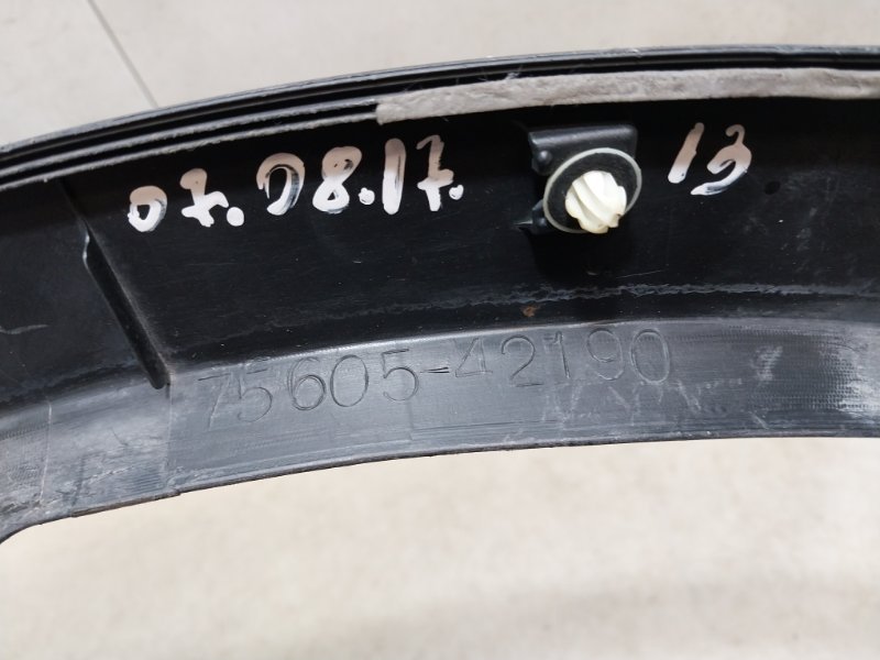 Накладка заднего крыла правого