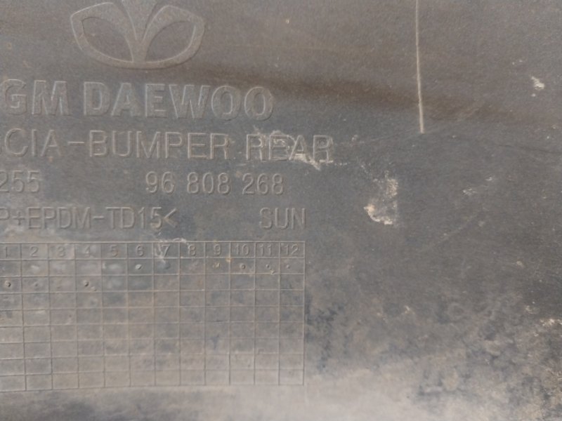 Бампер задний