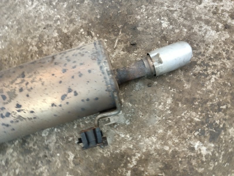 Глушитель задняя часть