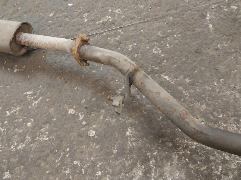 Глушитель основной / задняя часть