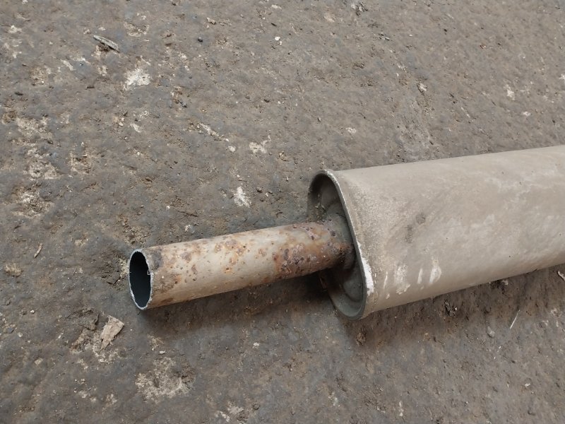 Глушитель основной / задняя часть