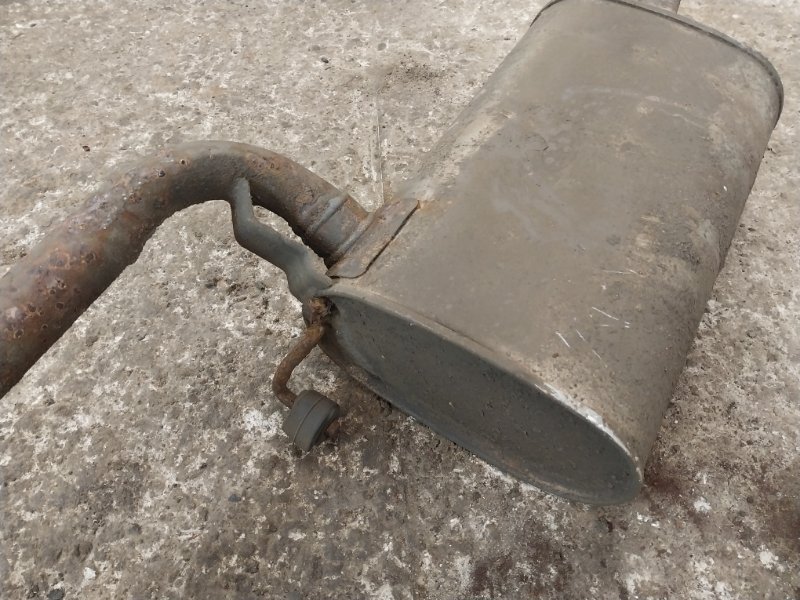 Глушитель основной / задняя часть