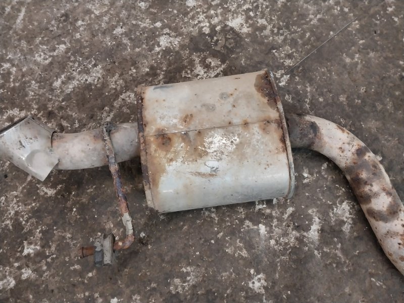 Глушитель задняя часть