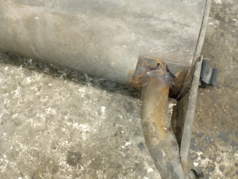 Глушитель задняя часть