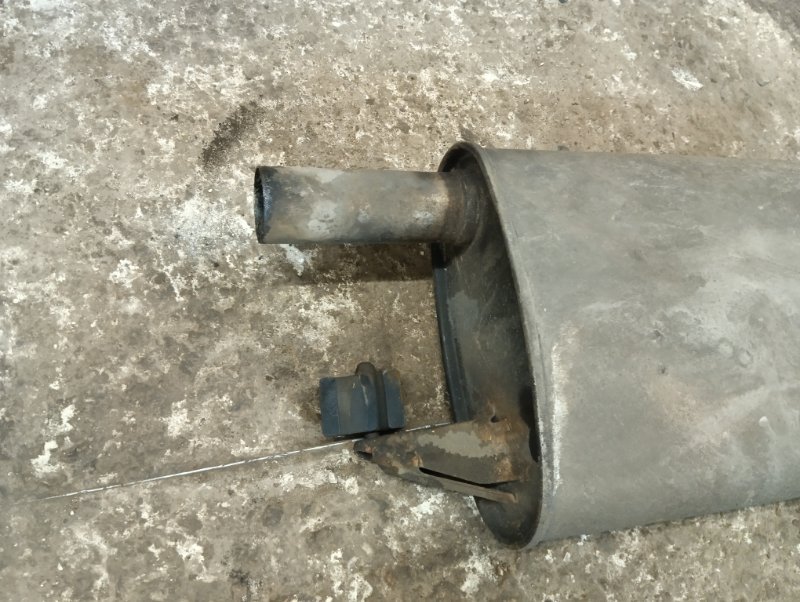 Глушитель задняя часть