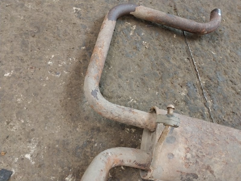 Глушитель задняя часть