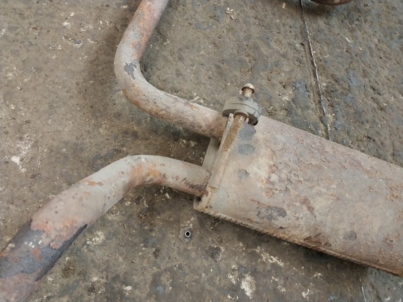 Глушитель задняя часть