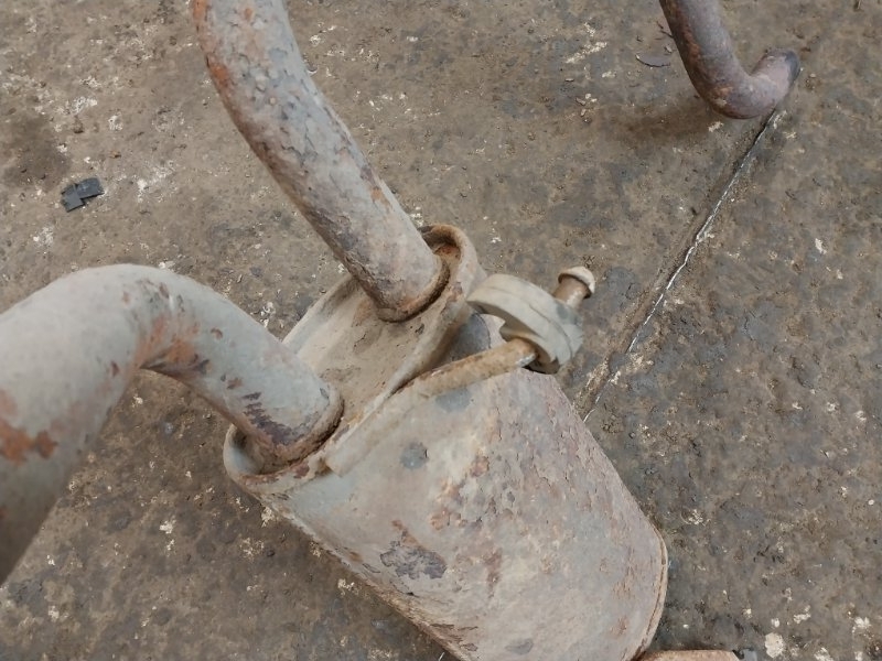 Глушитель задняя часть