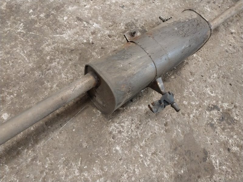 Глушитель основной / задняя часть