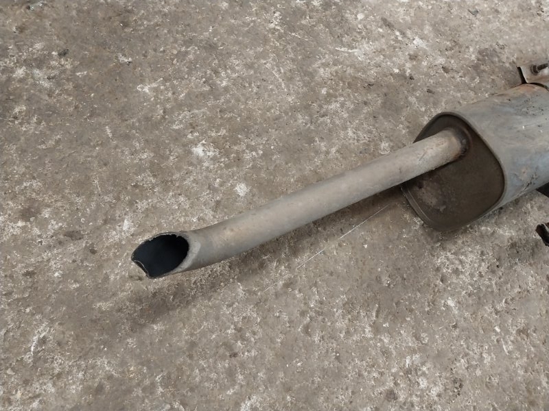 Глушитель основной / задняя часть