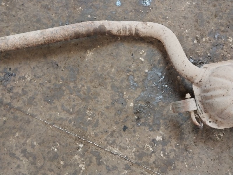 Глушитель задняя часть