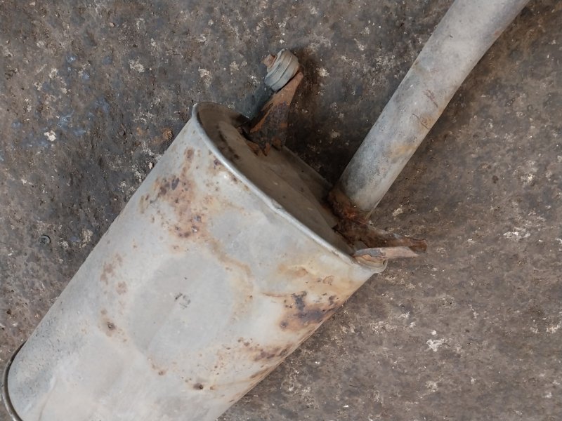 Глушитель задняя часть