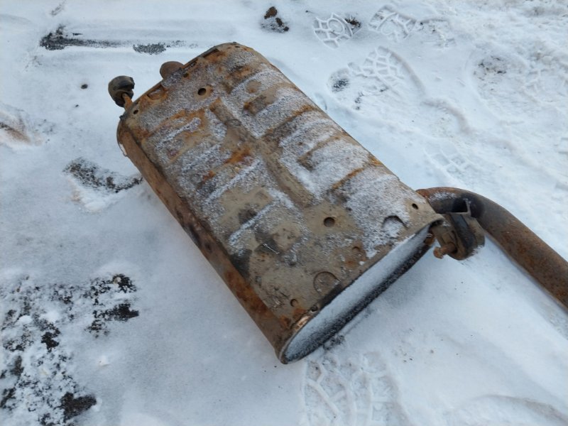 Глушитель основной / задняя часть