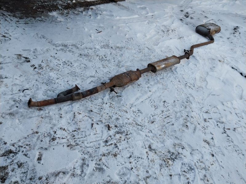 Глушитель основной / задняя часть