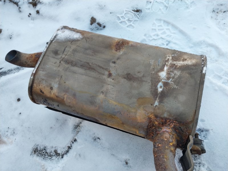 Глушитель основной / задняя часть
