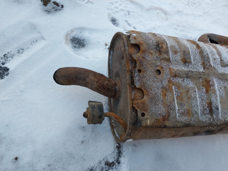 Глушитель основной / задняя часть