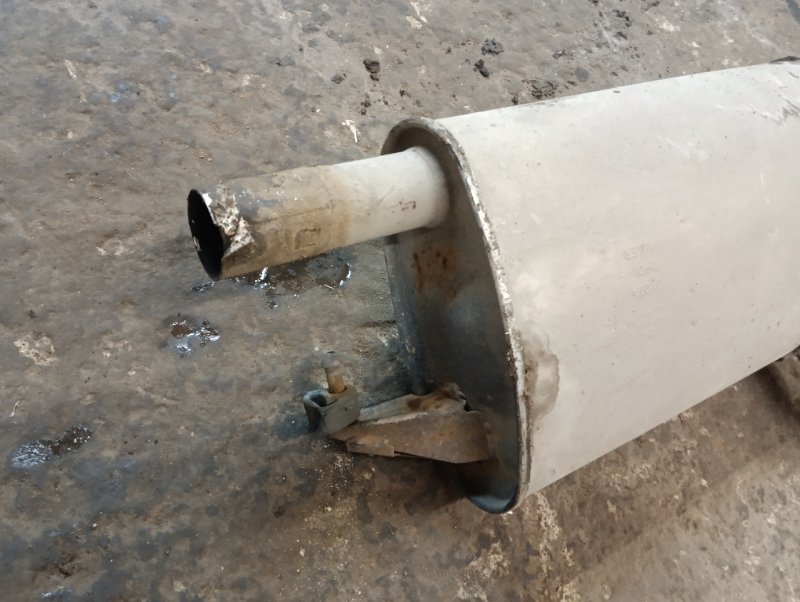 Глушитель основной / задняя часть