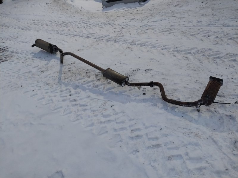 Глушитель основной / задняя часть