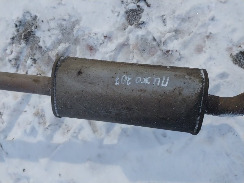 Глушитель основной / задняя часть