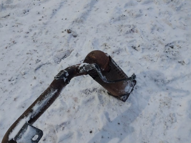 Глушитель основной / задняя часть