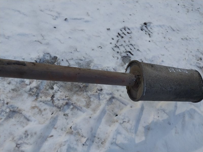 Глушитель основной / задняя часть