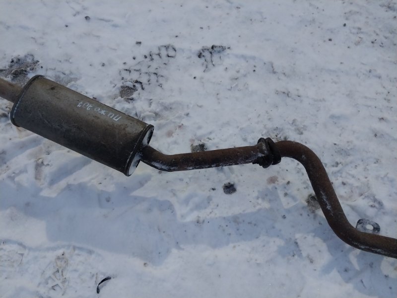 Глушитель основной / задняя часть