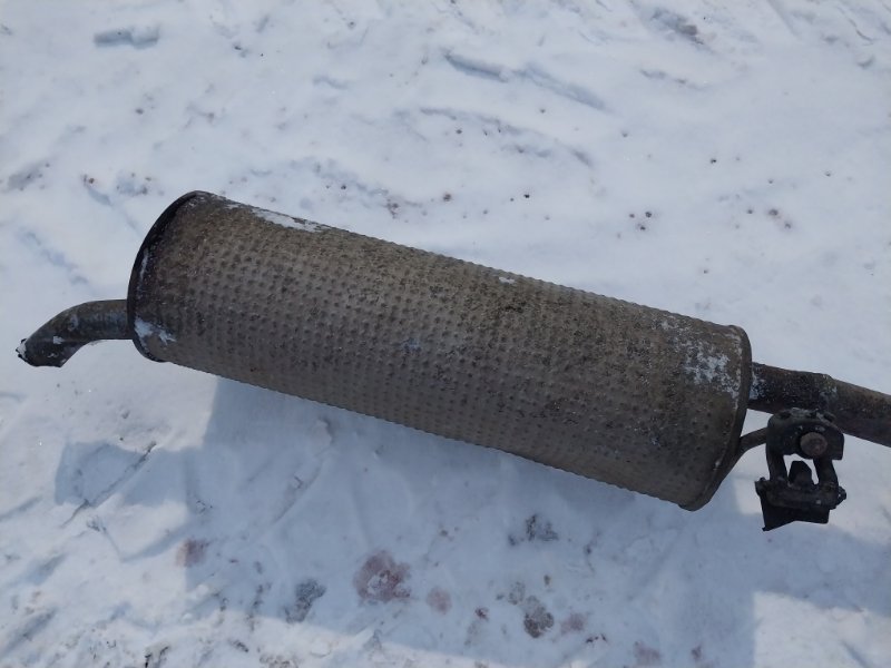 Глушитель основной / задняя часть