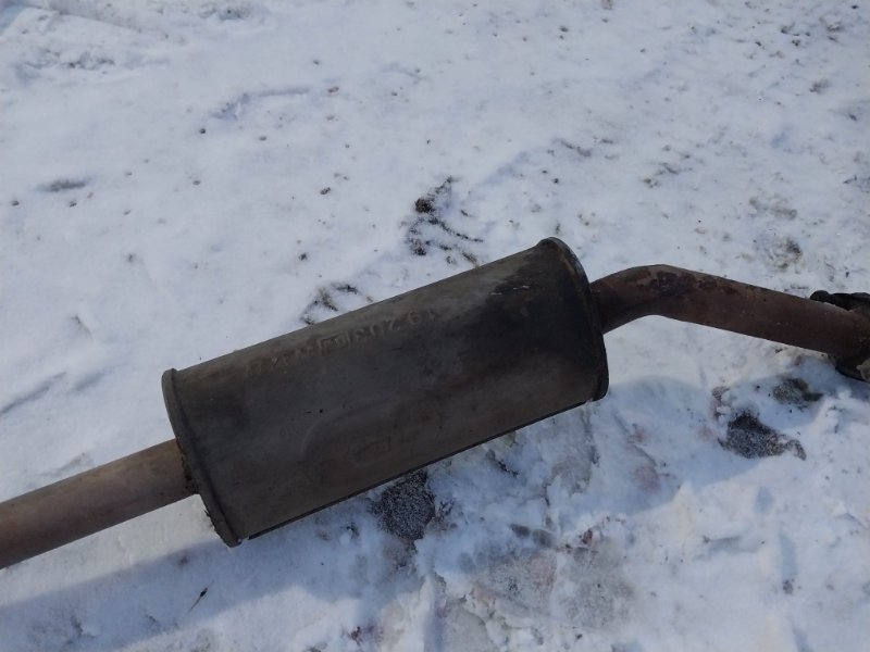 Глушитель основной / задняя часть