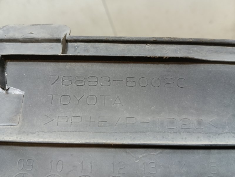 Накладка двери багажника