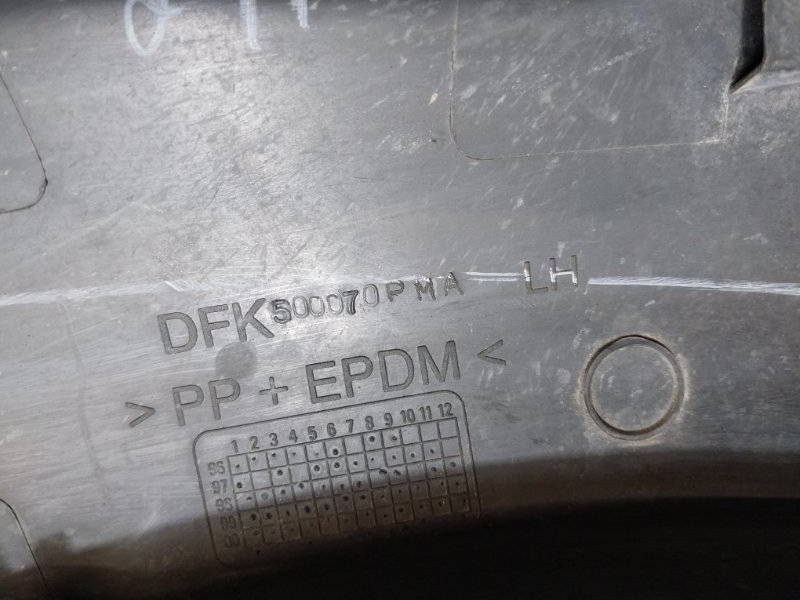 Накладка двери задней левой