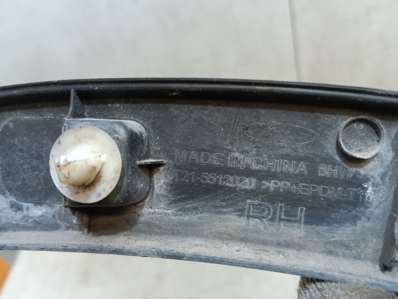 Накладка переднего крыла правого