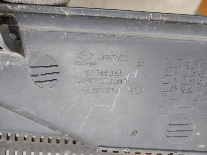 Планка под лобовое стекло