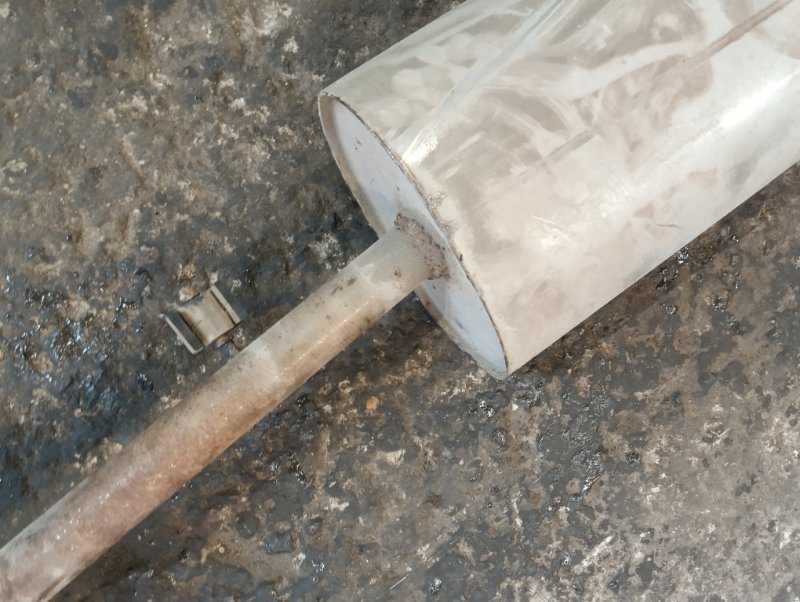 Глушитель основной / задняя часть