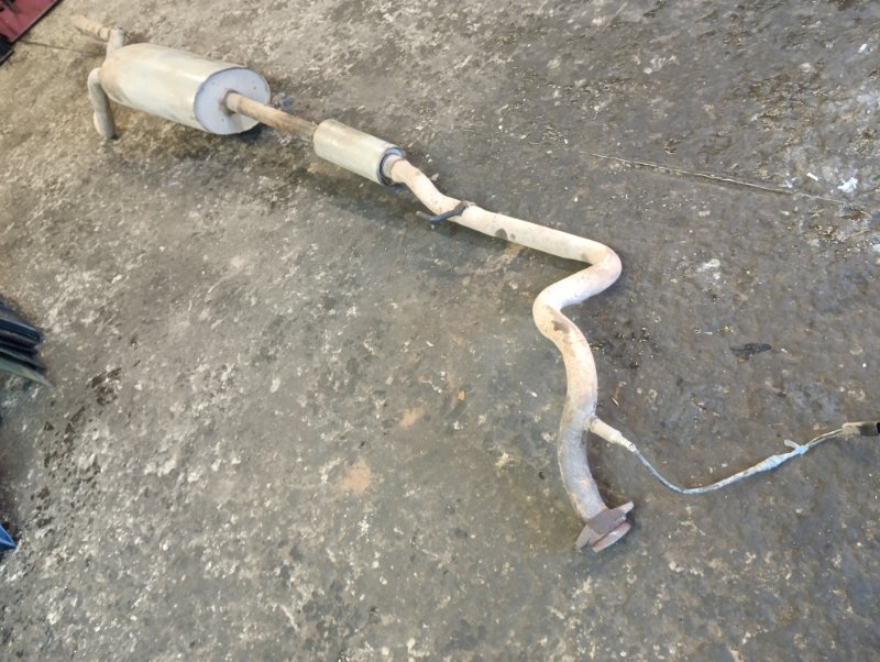 Глушитель основной / задняя часть