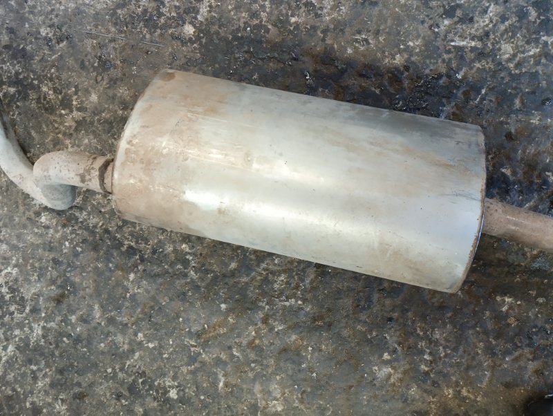 Глушитель основной / задняя часть