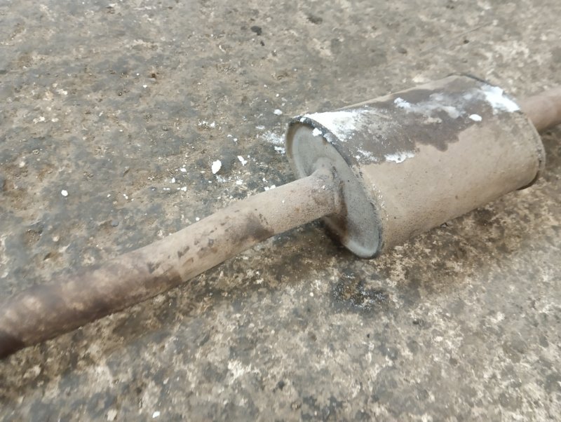 Глушитель основной / задняя часть