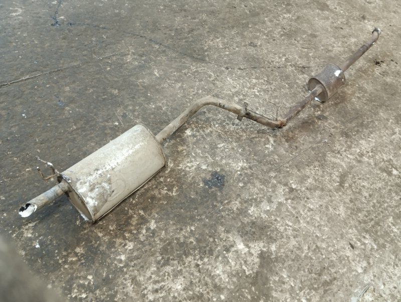 Глушитель основной / задняя часть