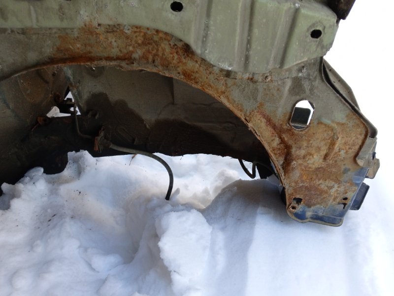 Лонжерон передний правый