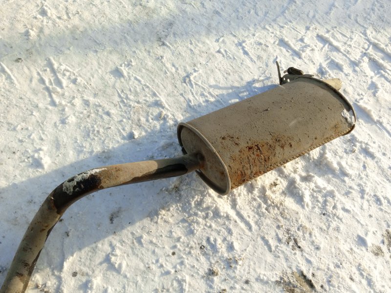 Глушитель основной / задняя часть