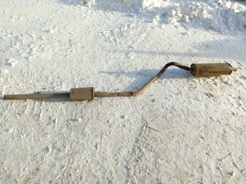 Глушитель основной / задняя часть