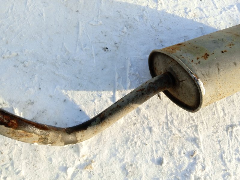 Глушитель основной / задняя часть