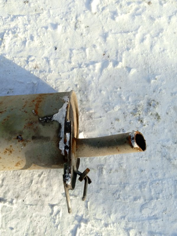 Глушитель основной / задняя часть